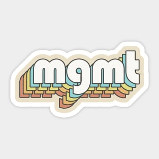 Retro Mgmt Sticker